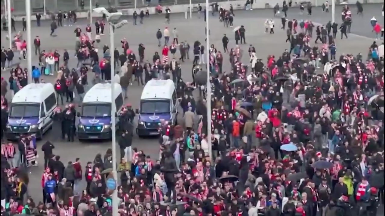 火爆！畢爾巴鄂對陣羅馬比賽后發(fā)生沖突，11人在畢爾巴鄂被捕！