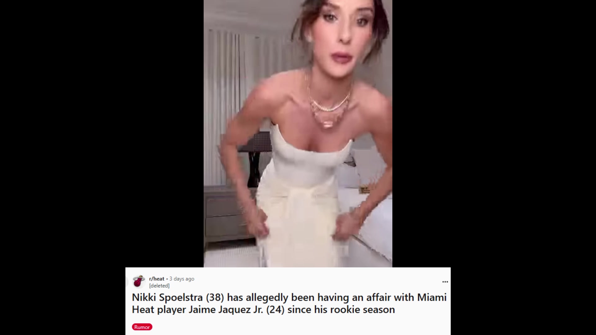 姐姐的魅力？有傳言小海梅正與斯波前妻尼基保持地下情