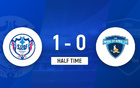 石家莊功夫半場1-0南京城市，高華澤抽射制勝，奧拉維奧錯(cuò)失良機(jī)。