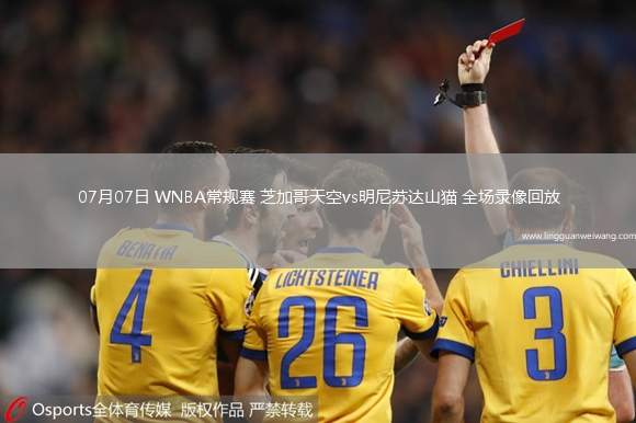 07月07日 WNBA常規(guī)賽 芝加哥天空vs明尼蘇達(dá)山貓 全場錄像回放
