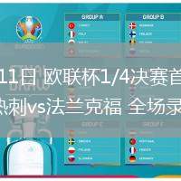 04月11日 歐聯(lián)杯1/4決賽首回合 熱刺vs法蘭克福 全場錄像